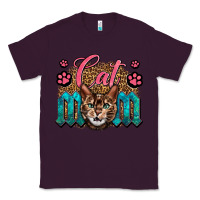 Plum Western Cat Mom Classic Tee - LillyAllenDesigns