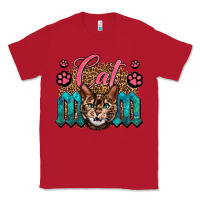 Red Western Cat Mom Classic Tee - LillyAllenDesigns