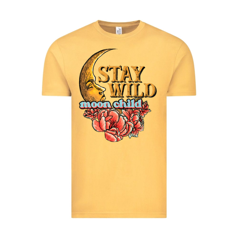 Stay Wild Moon Child Vintage Tee by JahusDesignShop | Teevron