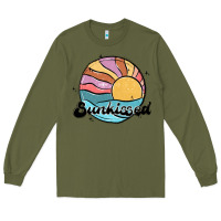 Army Green sunkissed Long Sleeve Tee - MaliasSmallBusiness