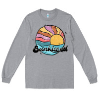 Heather Grey sunkissed Long Sleeve Tee - MaliasSmallBusiness