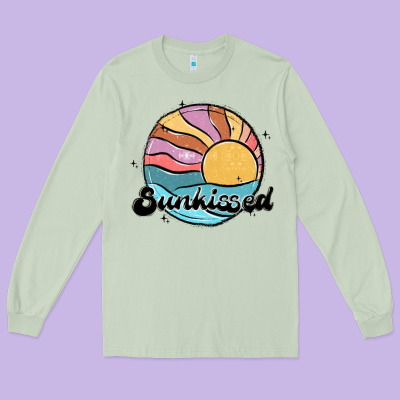 Sunkissed Long Sleeve Tee Designed By Maliassmallbusiness