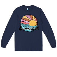 Navy sunkissed Long Sleeve Tee - MaliasSmallBusiness