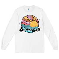 White sunkissed Long Sleeve Tee - MaliasSmallBusiness