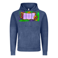 Vintage Denim custom halloween lightning bolt license plate Vintage Hoodie - BundleAndBundleShop