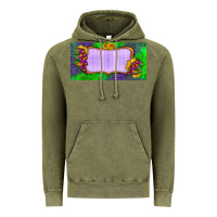 Vintage Olive custom halloween lightning bolt license plate Vintage Hoodie - BundleAndBundleShop