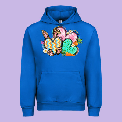 Easter Heart Easter Day Urban Hoodie Designed By Cowgirlartshop