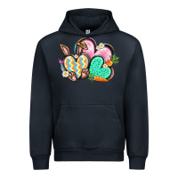 Navy Easter heart Easter Day Urban Hoodie - CowGirlArtShop