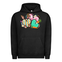 Pigment Black Easter heart Easter Day Urban Hoodie - CowGirlArtShop