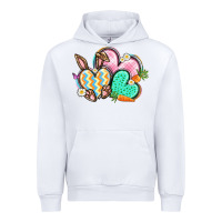 White Easter heart Easter Day Urban Hoodie - CowGirlArtShop