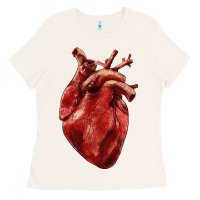 Bone Anatomical heart Ladies Tee - RanaPortraitStore