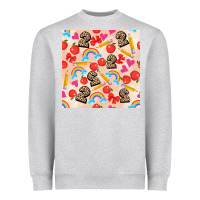 Heather Grey back to school seamless pattern 2 (3600x3600) Heavyweight Sweatshirt - AdoDesignShop