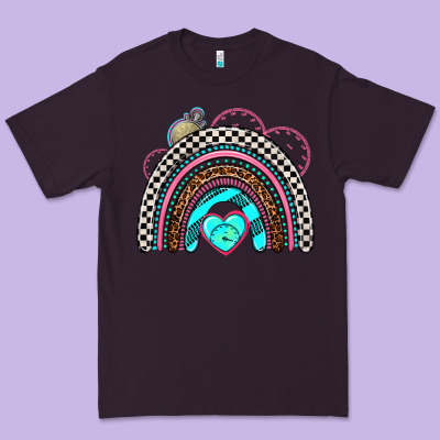 Race Rainbow Premium Tee Designed By Adodesignshop