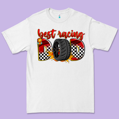 Best Racing Dad Premium Tee Designed By Zillion Design Studio