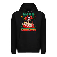 Black Mama Chingona Skull Premium Hoodie - texasbilliewilder
