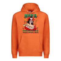 Carrot Mama Chingona Skull Premium Hoodie - texasbilliewilder