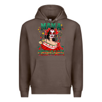 Coffee Mama Chingona Skull Premium Hoodie - texasbilliewilder