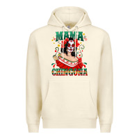 Sandshell Mama Chingona Skull Premium Hoodie - texasbilliewilder