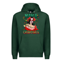 Sports Green Mama Chingona Skull Premium Hoodie - texasbilliewilder
