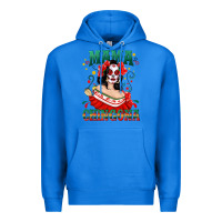 True Royal Mama Chingona Skull Premium Hoodie - texasbilliewilder