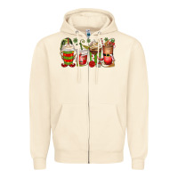 Sandshell elf coffee cups Zipper Hoodie - MaliasSmallBusiness