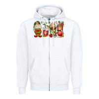 White elf coffee cups Zipper Hoodie - MaliasSmallBusiness