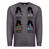 Charcoal Heather KIDLIFE Girl Bundle Premium Sweatshirt - Bettercallsaul