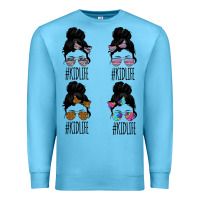 Ocean Blue KIDLIFE Girl Bundle Premium Sweatshirt - Bettercallsaul