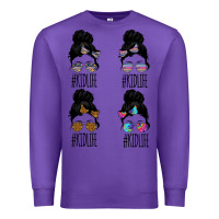 Purple KIDLIFE Girl Bundle Premium Sweatshirt - Bettercallsaul