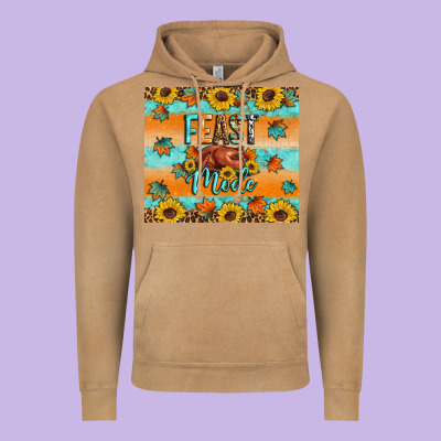 Feast Mode Vintage Hoodie Designed By Artiststas