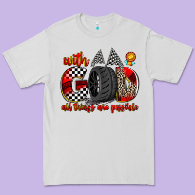 With God All Things Are Possible Premium Tee Designed By Zillion Design Studio