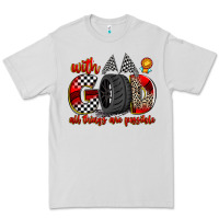 Dove Grey with god all things are possible Premium Tee - Zillion Design Studio