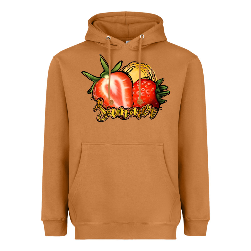 Strawberry Summer Heavyweight Hoodie by Bettercallsaul | Teevron