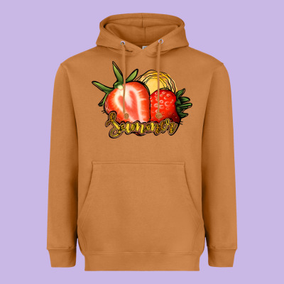 Strawberry Summer Heavyweight Hoodie Designed By Bettercallsaul