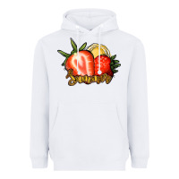 White Strawberry Summer Heavyweight Hoodie - Bettercallsaul