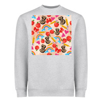 Heather Grey back to school seamless pattern 3 (3600x3600) Heavyweight Sweatshirt - AdoDesignShop