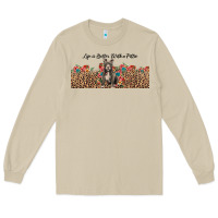 Mushroom life is better with a pittie Long Sleeve Tee - JahusDesignShop