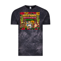 Cloud Black hispanic heritage month gnomes tumbler Vintage Tee - BundleAndBundleShop