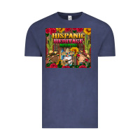 Vintage Denim hispanic heritage month gnomes tumbler Vintage Tee - BundleAndBundleShop