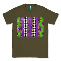 Army Green mardi gras brushstrokes Classic Tee - Jasminsmagicworld