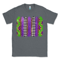 Charcoal Heather mardi gras brushstrokes Classic Tee - Jasminsmagicworld