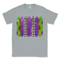 Heather Grey mardi gras brushstrokes Classic Tee - Jasminsmagicworld