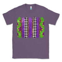 Lavender mardi gras brushstrokes Classic Tee - Jasminsmagicworld