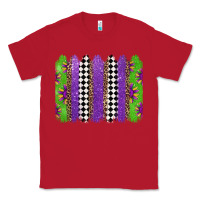 Red mardi gras brushstrokes Classic Tee - Jasminsmagicworld