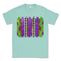 Seafoam mardi gras brushstrokes Classic Tee - Jasminsmagicworld