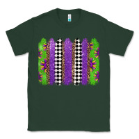 Sports Green mardi gras brushstrokes Classic Tee - Jasminsmagicworld