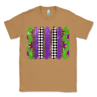 Toasted Coconut mardi gras brushstrokes Classic Tee - Jasminsmagicworld