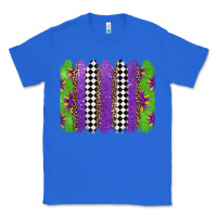 True Royal mardi gras brushstrokes Classic Tee - Jasminsmagicworld