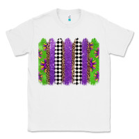 White mardi gras brushstrokes Classic Tee - Jasminsmagicworld