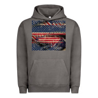 Pigment Tornado American flag stitches Urban Hoodie - CowGirlArtShop